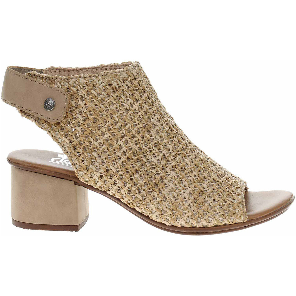 Rieker  Dámské sandály  64670-60 beige  Béžová