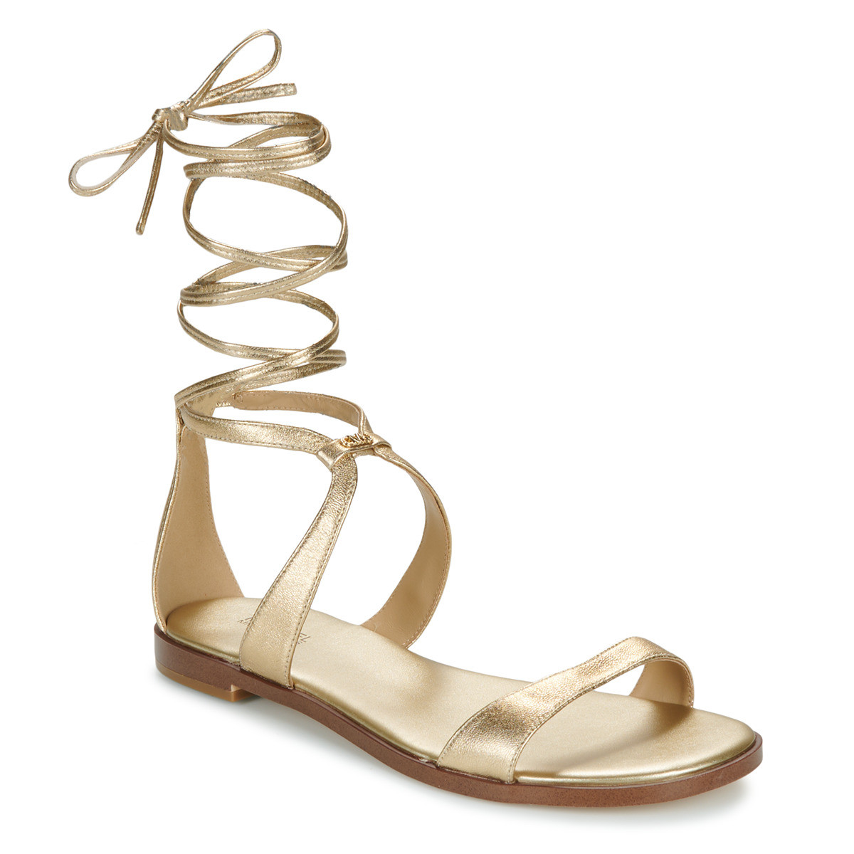 MICHAEL Michael Kors  AMARA FLAT SANDAL  Zlatá