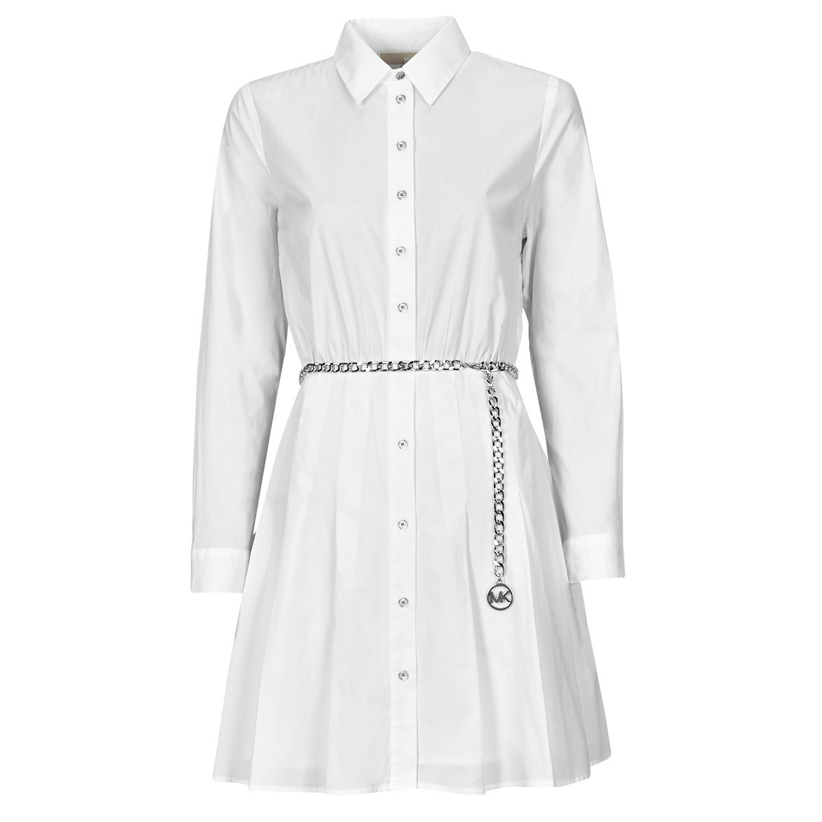 MICHAEL Michael Kors  COTTON MINI DRESS  Bílá