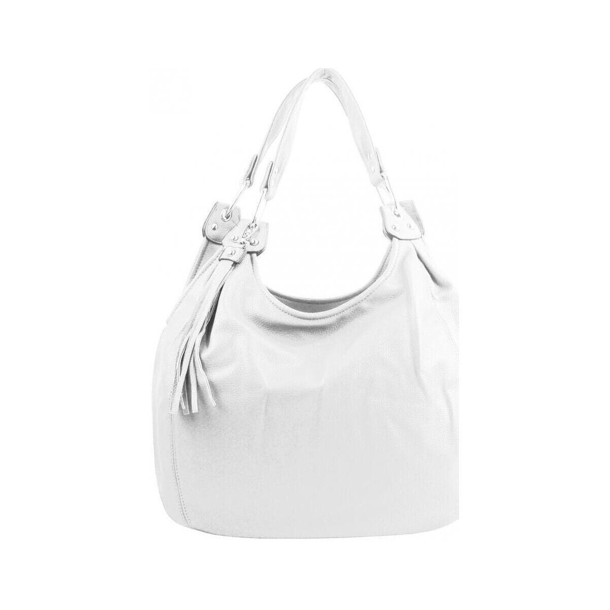 Maria Marni  Praktická velká dámská kabelka přes rameno bílá  ruznobarevne