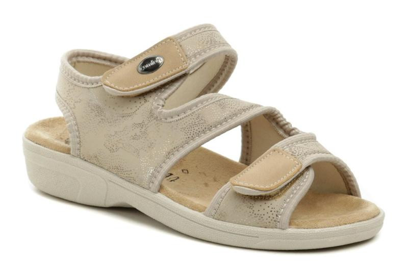 Medi Line 23152 béžové dámské zdravotní sandále