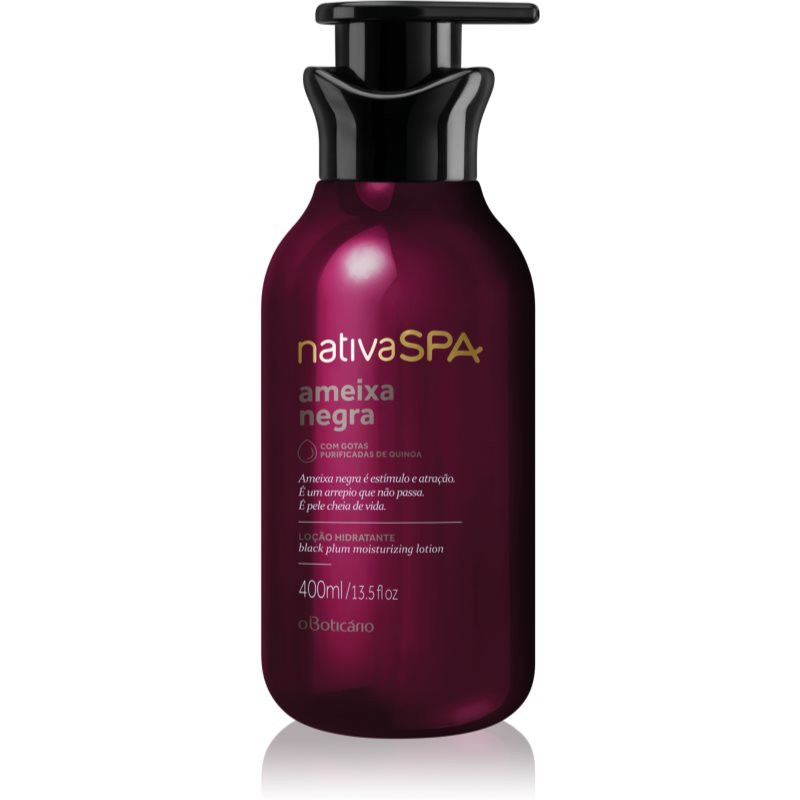 oBoticário Nativa SPA Black Plum hydratační tělové mléko 400 ml