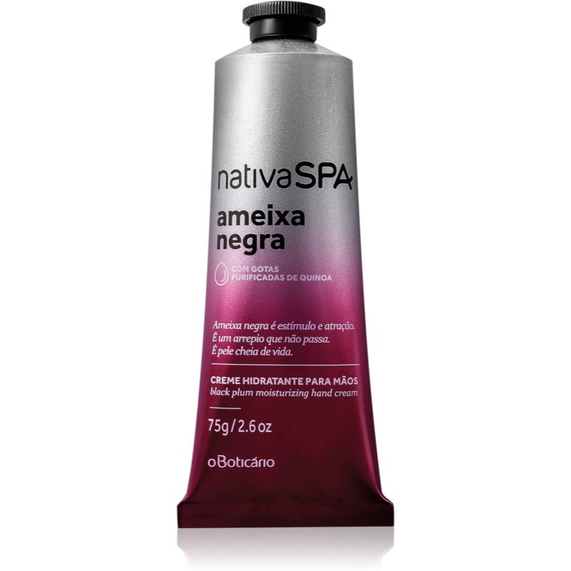 oBoticário Nativa SPA Black Plum krém na ruce 75 g