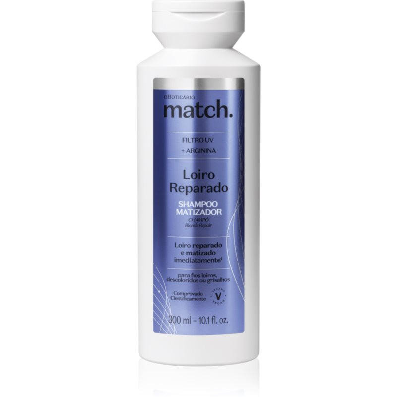 oBoticário Match regenerační šampon pro blond vlasy 300 ml