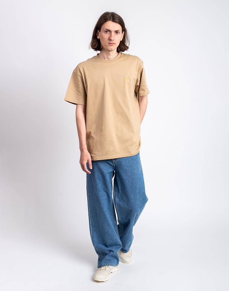 Carhartt WIP S/S Chase T-Shirt Sable/Gold M