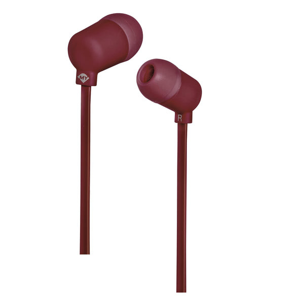 Sluchátka Meliconi SPEAK FLUO USB-C, červená
