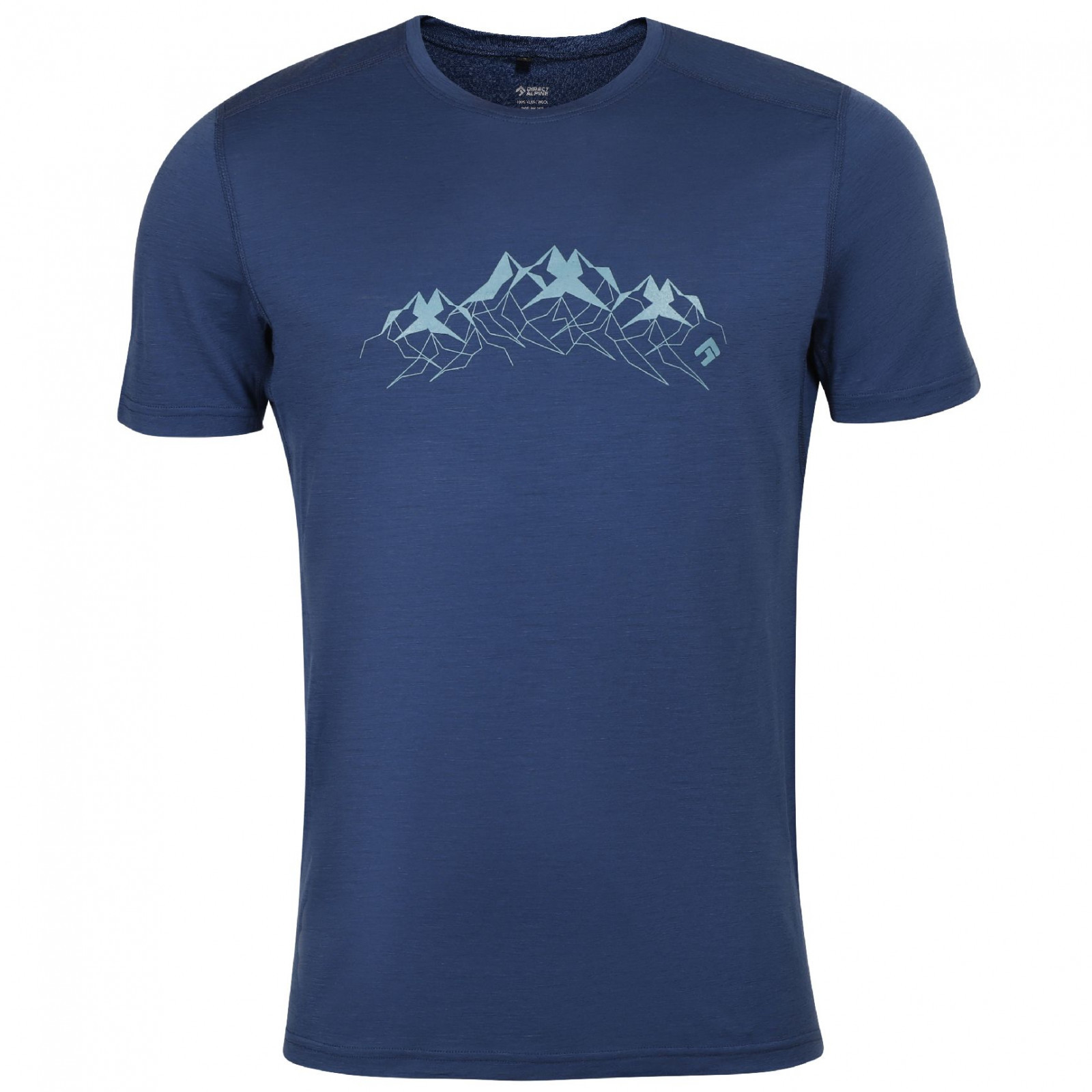 Pánské triko Direct Alpine Furry Velikost: M / Barva: modrá/černá