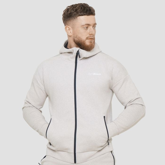 Agile Zip Up Hoodie Desert XXXL - GymBeam