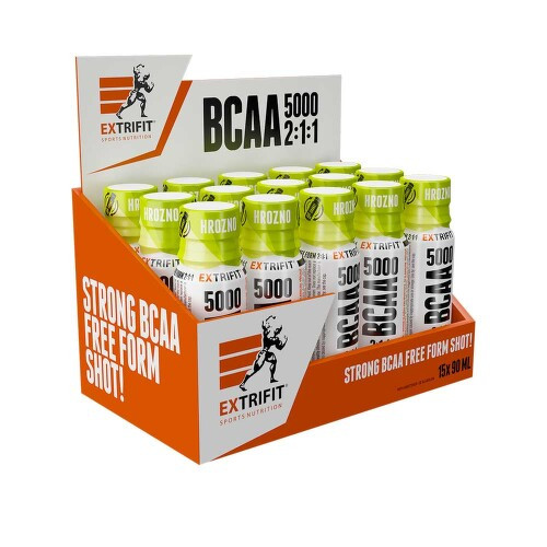 Extrifit BCAA 5000 2:1:1 Shot 15 x 90ml grapes