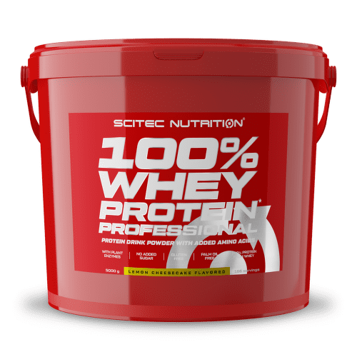 Scitec Nutrition 100% WP Professional 5000g citronový cheesecake