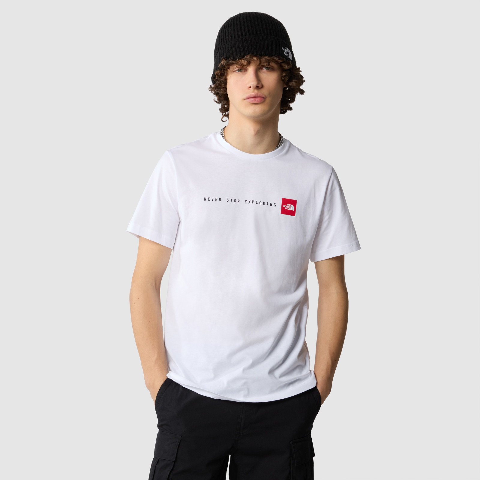The north face m s/s never stop exploring tee l
