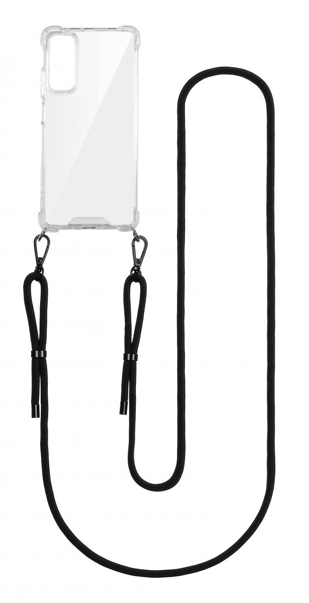 Kryt TopQ Armor Samsung A25 5G s černou šňůrkou průhledný 120409