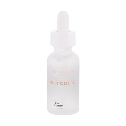 Revolution Skincare Glycolic Acid 10% dámské rozjasňující pleťové sérum 30 ml pro ženy