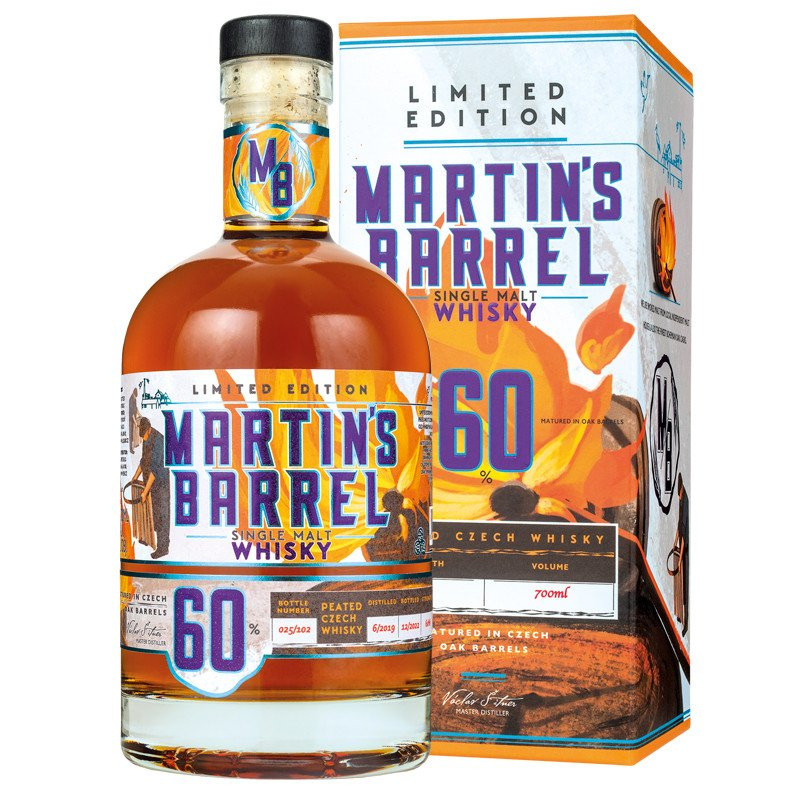 Martin's Barrel 3y 0,7l 60% GB L.E. / Rok lahvování 2022