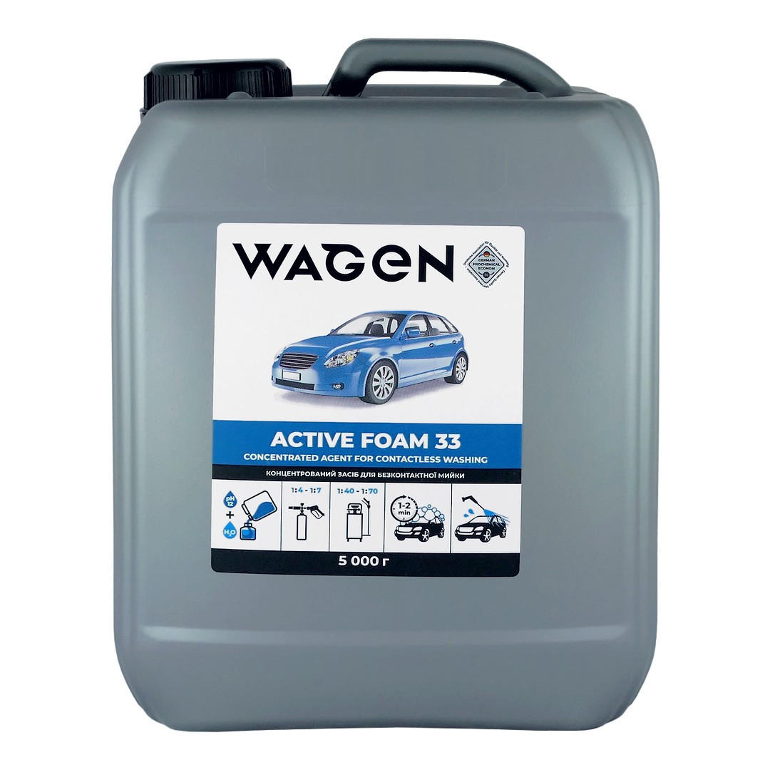 Wagen (DE+UK) WAGEN ACTIVE FOAM 33 Koncentrovaný přípravek pro bezkontaktní mytí aut - kanystr 5kg