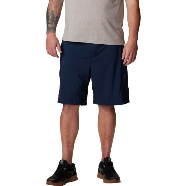 Columbia SILVER RIDGE UTILITC CARGO SHORT Pánské šortky, tmavě modrá, velikost