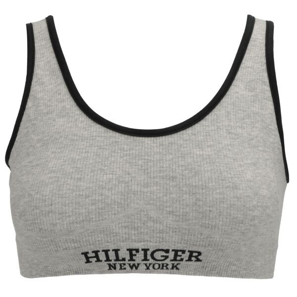 Tommy Hilfiger UNLINED BRALETTE Dámská podprsenka, šedá, velikost