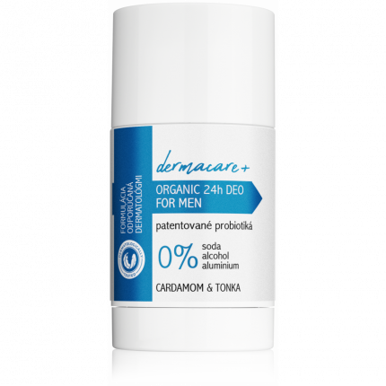 Soaphoria dermacare+ 24h men organický deodorant s prebiotiky a probiotiky - cardamom & tonka 75 g