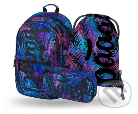 Školská sada Baagl Core Palm (set 3) - Baagl