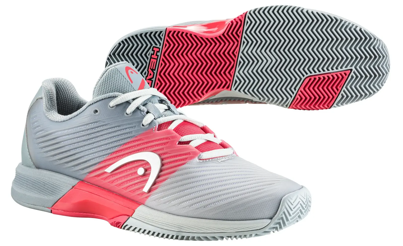 Dámská tenisová obuv Head Revolt Pro 4.0 Clay Grey/Coral  EUR 38