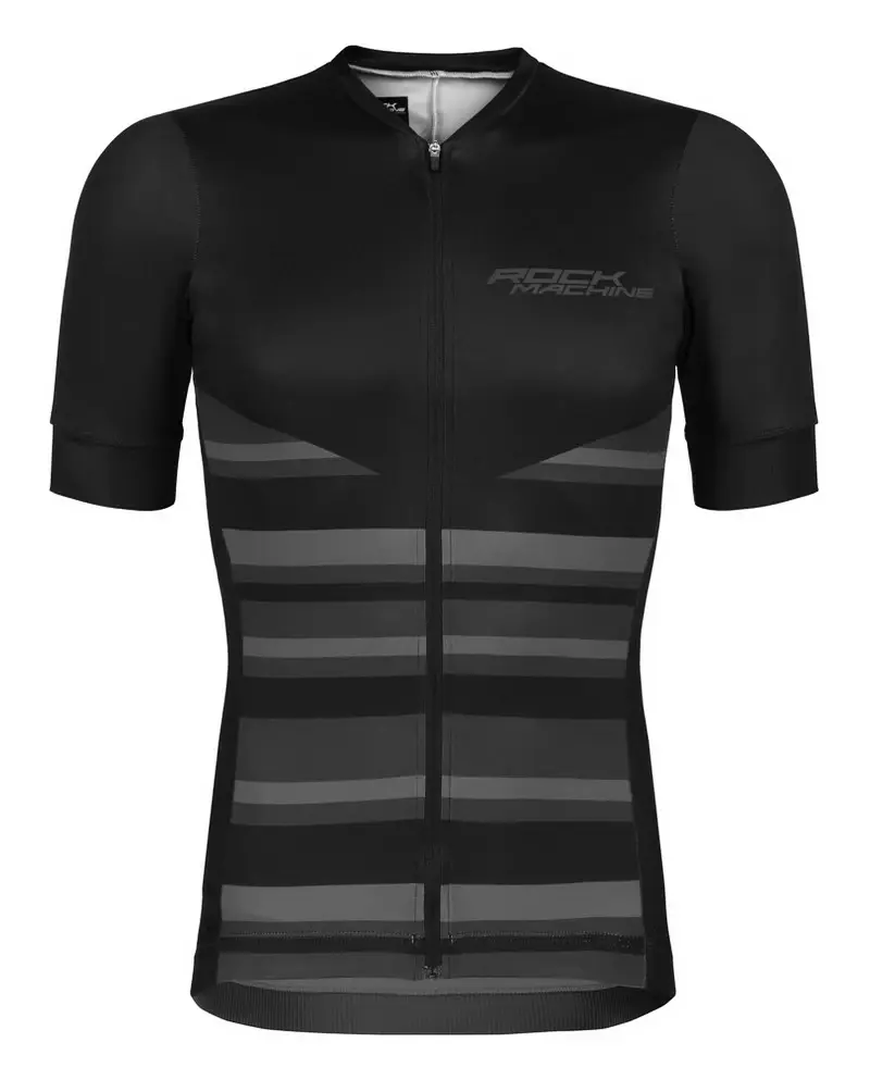 Pánský cyklistický dres Rock Machine  MTB/XC černo/šedý