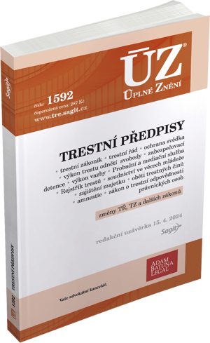 ÚZ 1592 Trestní předpisy