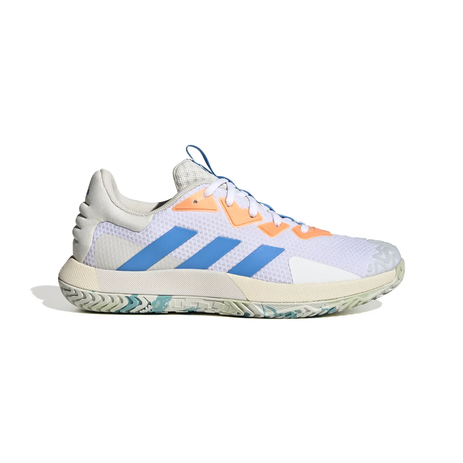 Pánská tenisová obuv adidas  SoleMatch Control M White  EUR 44 2/3