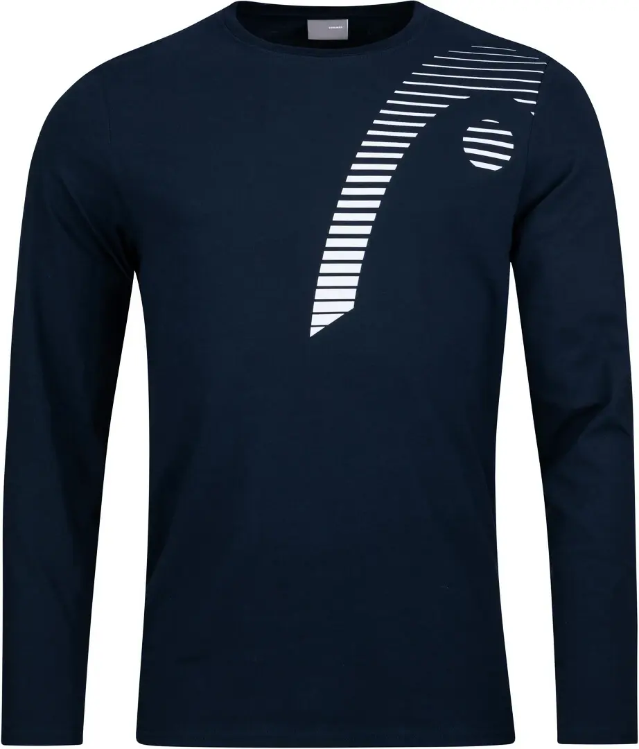 Pánské tričko Head  Club 21 Cliff LS Dark Blue M