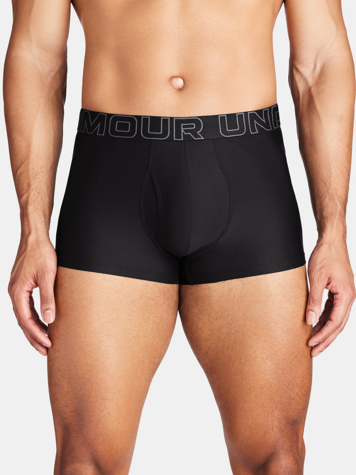 Under Armour Boxerky M UA Perf Tech 3in-BLK - Pánské