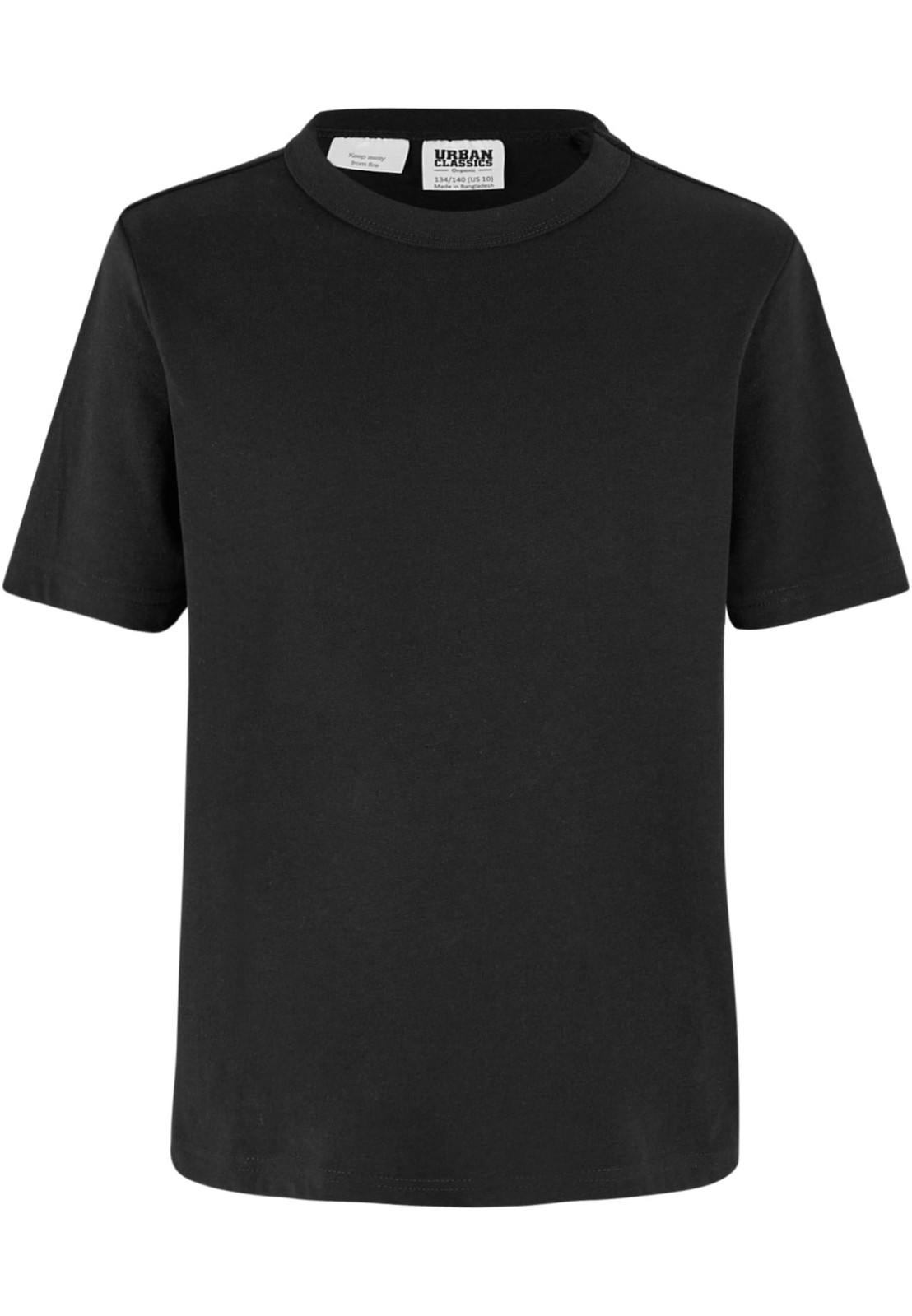 Chlapecké organické základní tričko - černé