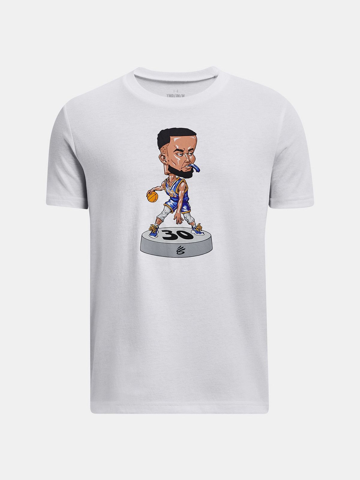 Under Armour Tričko UA CURRY BOBBLEHEAD SS-WHT - Kluci