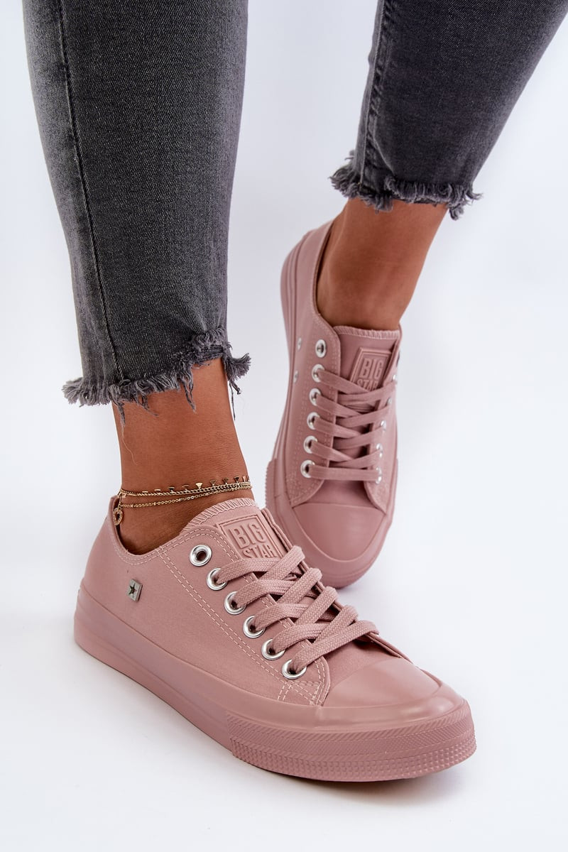 Klasické dámské tenisky Big Star růžové