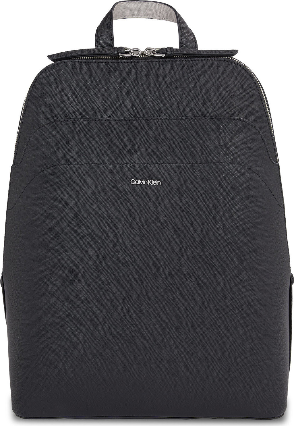 Batoh Calvin Klein Business Backpack Saffiano K60K611676 Ck Black/Sand Pebble BEH