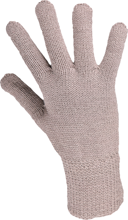 Dámské pletené rukavice sherpa fanis béžová uni