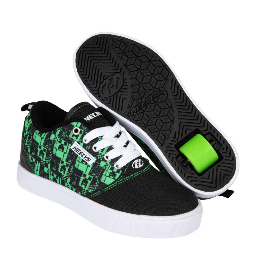 Heelys - Minecraft Pro 20 Prints - Black/Green - koloboty Velikost boty: 36,5