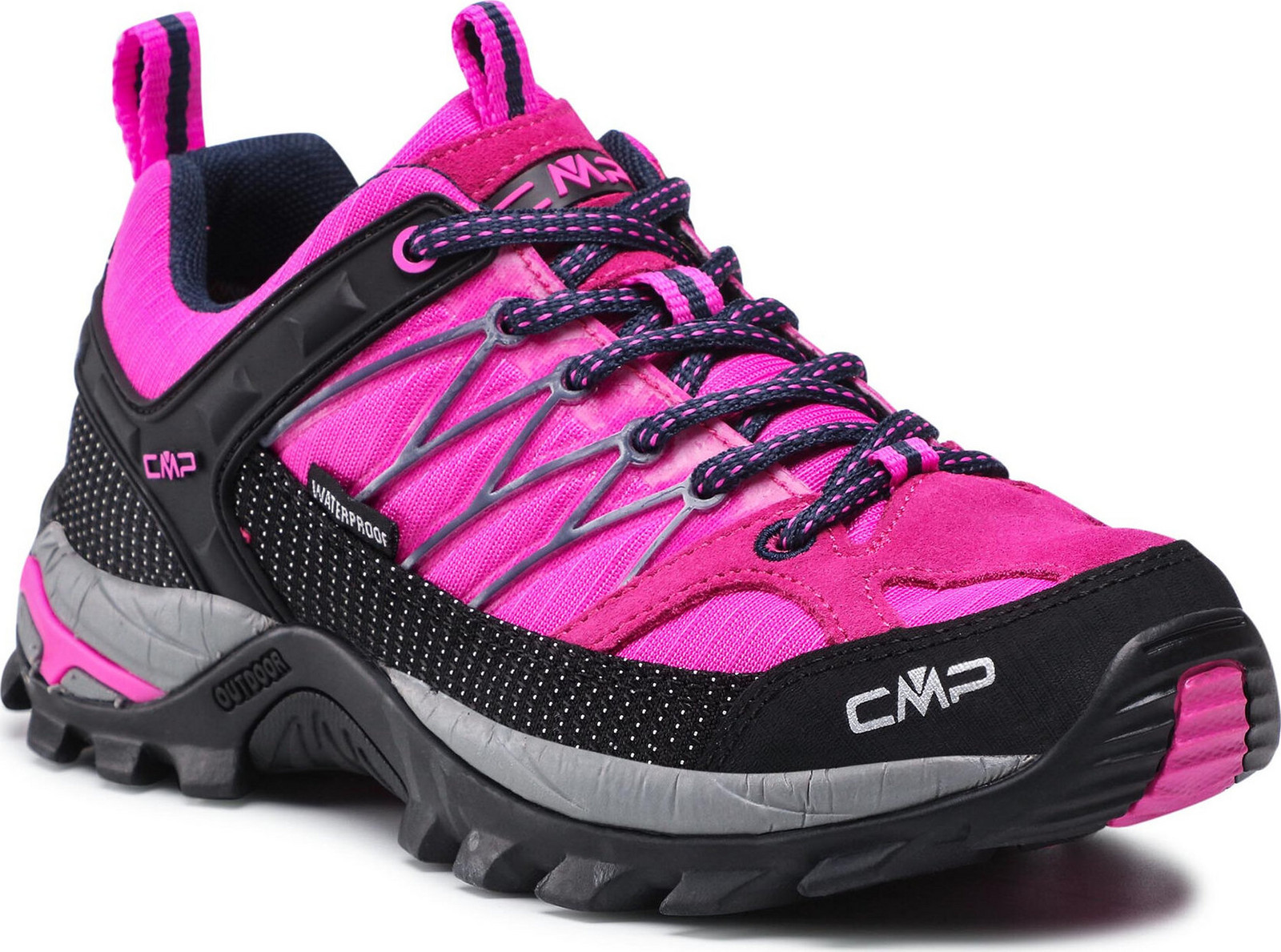 Trekingová obuv CMP Rigel Low Wmn Trkking Shoe Wp 3Q54456 Pink Fluo/B Blue 22HL