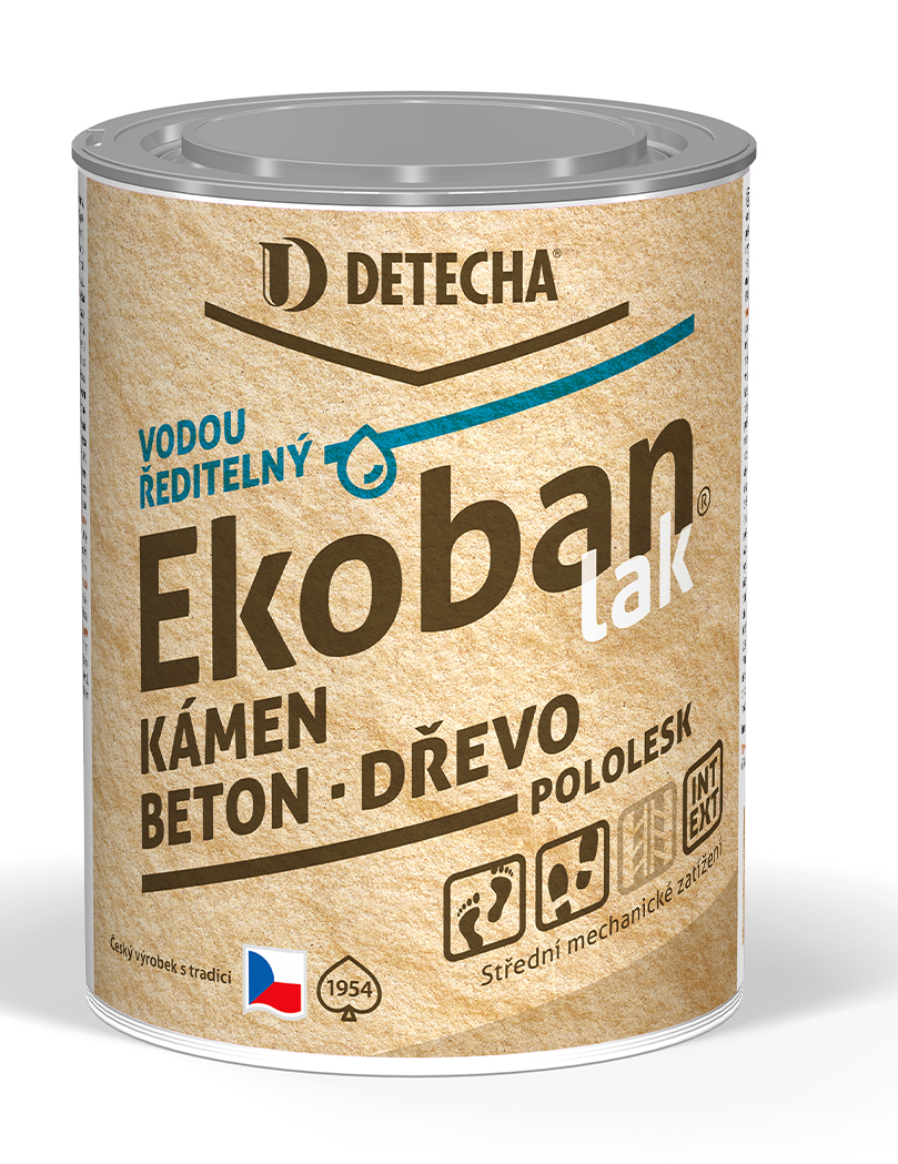 Detecha Ekoban lak 0,7 kg + Dárek zdarma Houbičky na nádobí 10 ks v hodnotě 30 Kč