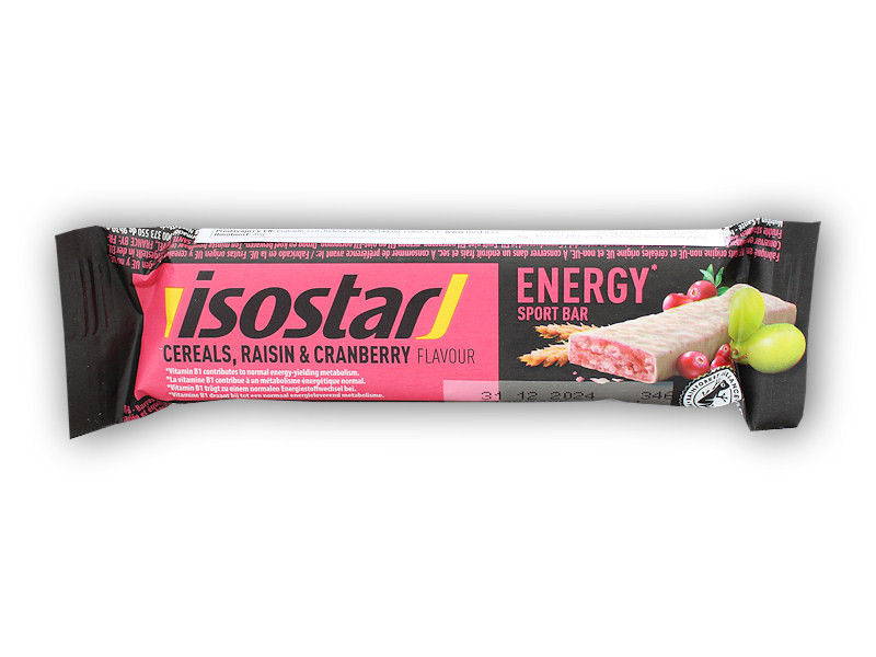 Isostar Isostar energy sport bar 40g Varianta: multifruit s cereáliemi