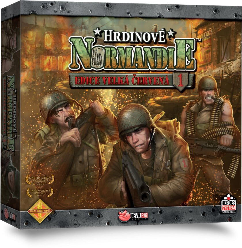 Desková hra Hrdinové Normandie: Edice Velká červená 1 - SMDPGHON002CZ