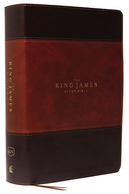 The King James Study Bible, Imitation Leather, Brown, Full-Color Edition (Thomas Nelson)(Imitation Leather)