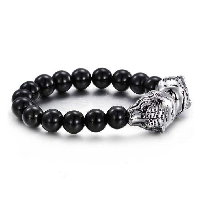 Royal Fashion pánský náramek Lev KB60922-BD Velikost: 23 cm