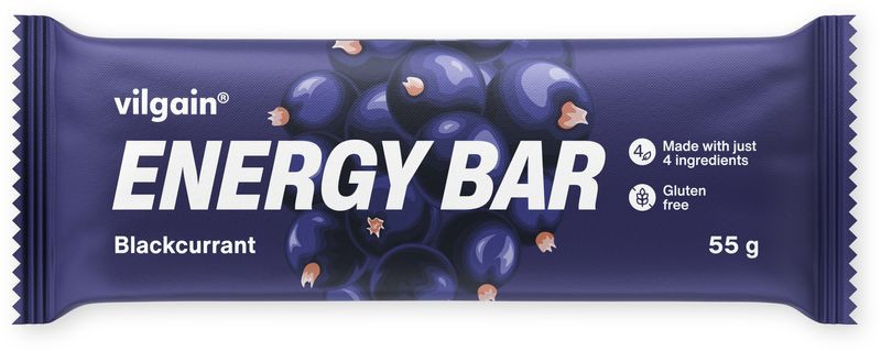 Vilgain Energy Bar černý rybíz 55 g