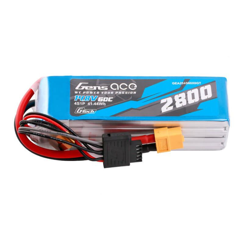 Gens ace G-Tech Soaring 2800mAh 14,8V 60C 4S1P LiPo XT60