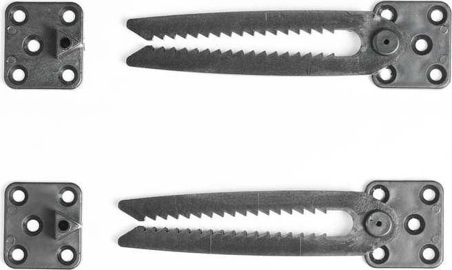 Tmavě šedé konektory pro modulární díly v sadě Grow – Blomus