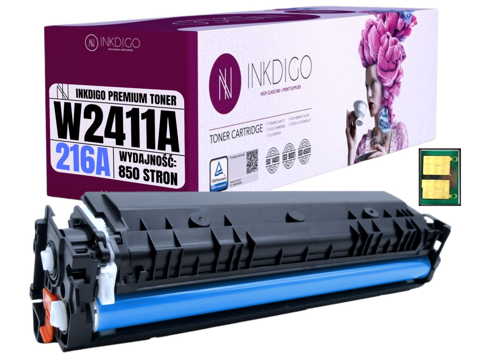 W2411A náhrada s Čipem pro tiskárnu Hp Color LaserJet M155nw M182n M183fw
