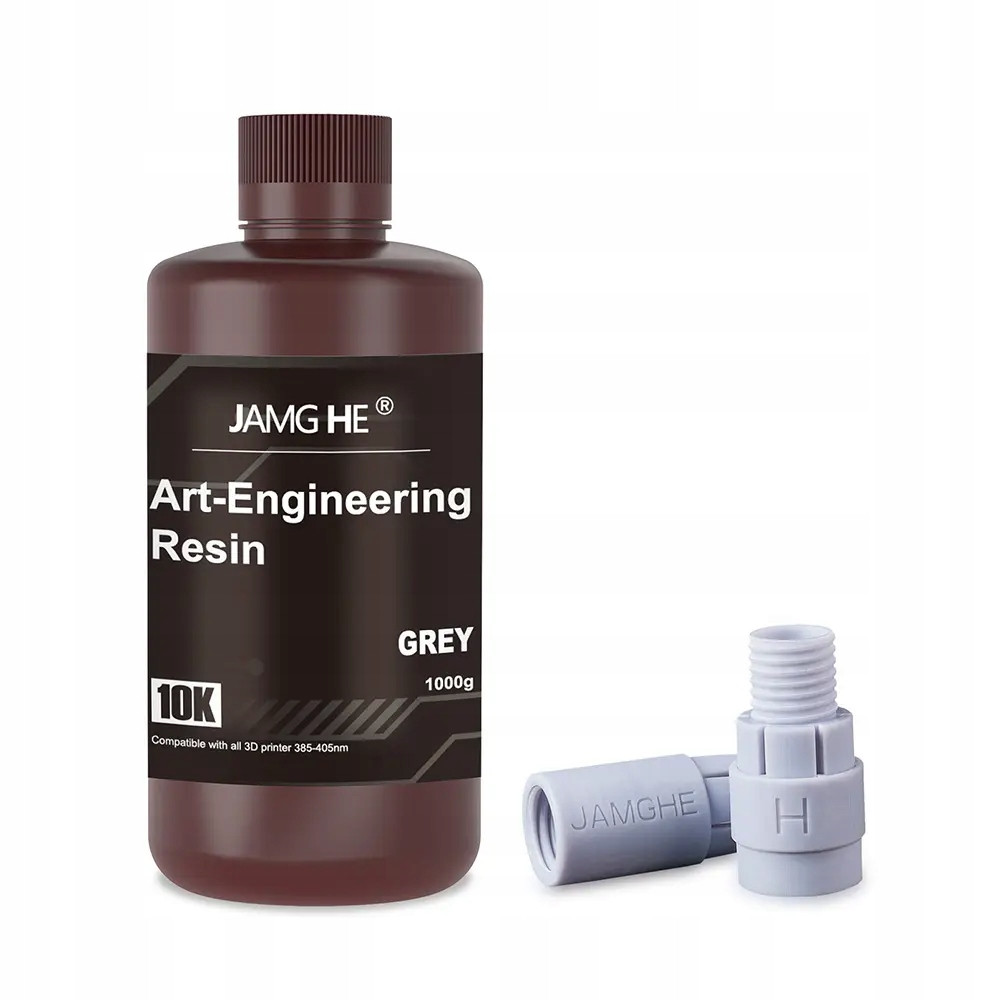 3D pryskyřice Jamghe Art Engineering Resin Grey 1kg Šedá Abs