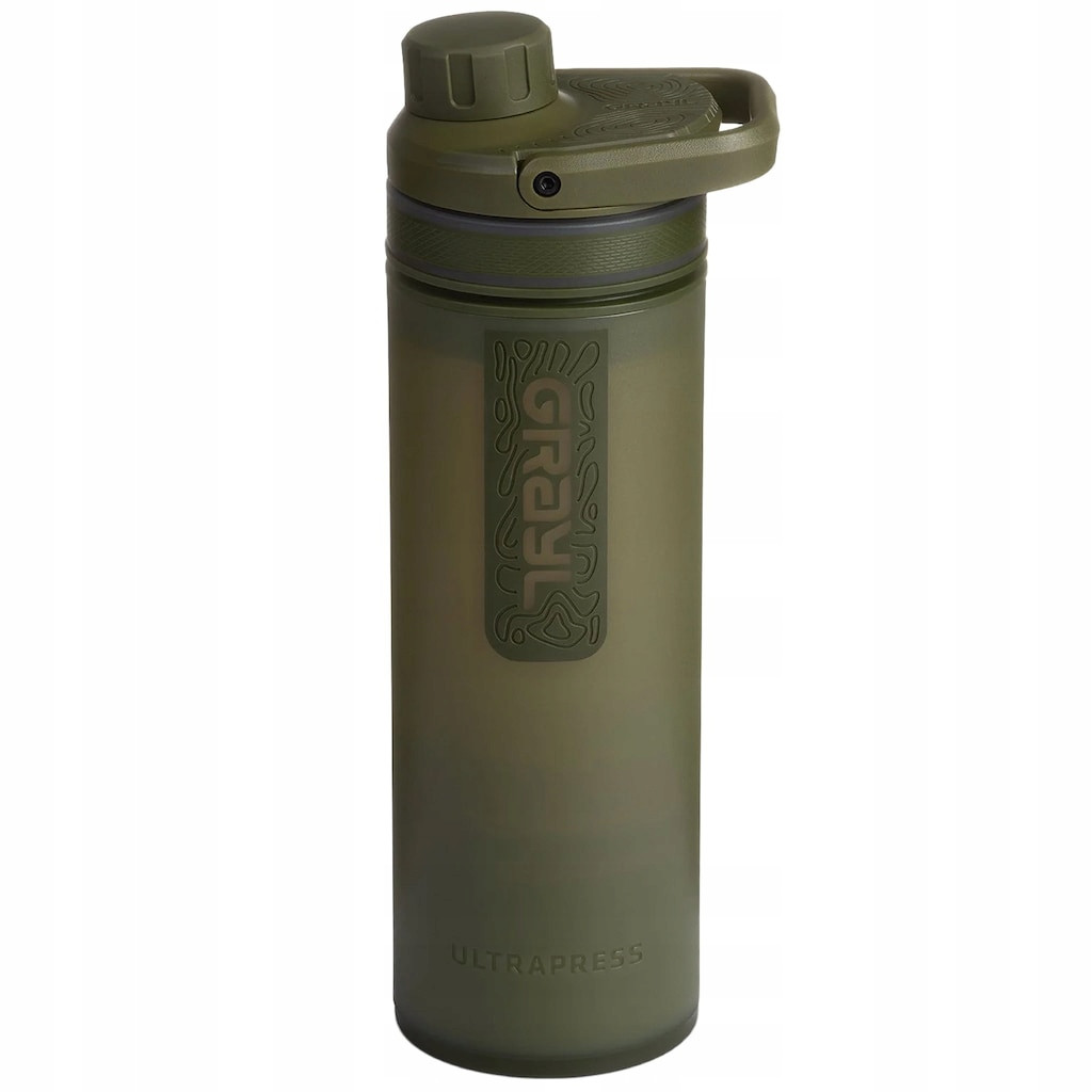 Láhev s filtrem bez Bpa rukojeť Grayl UltraPress 500 ml Olive Drab