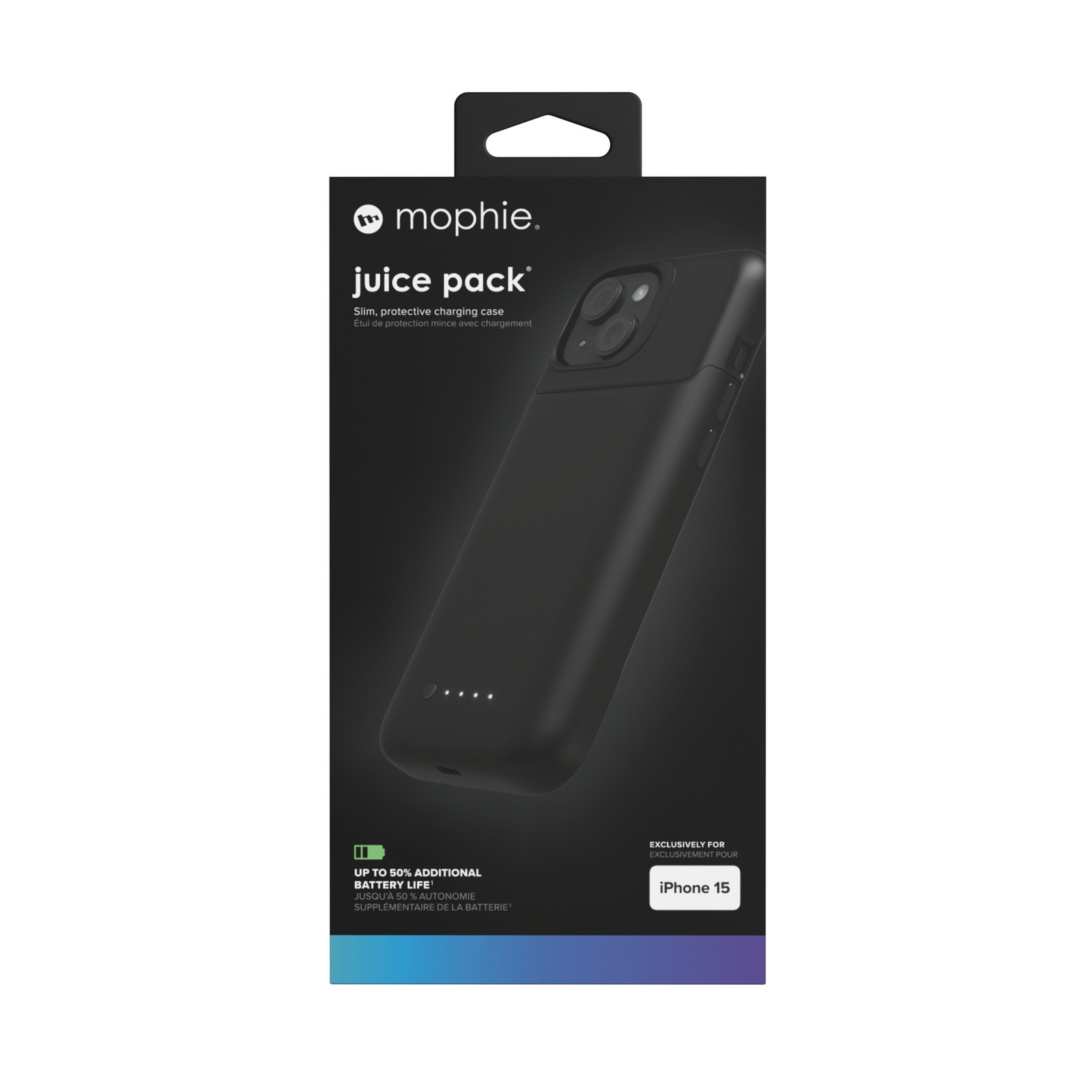 Pouzdro Mophie PowerBank 2400 mAh Battery Pack obal baterie pro iPhone 15