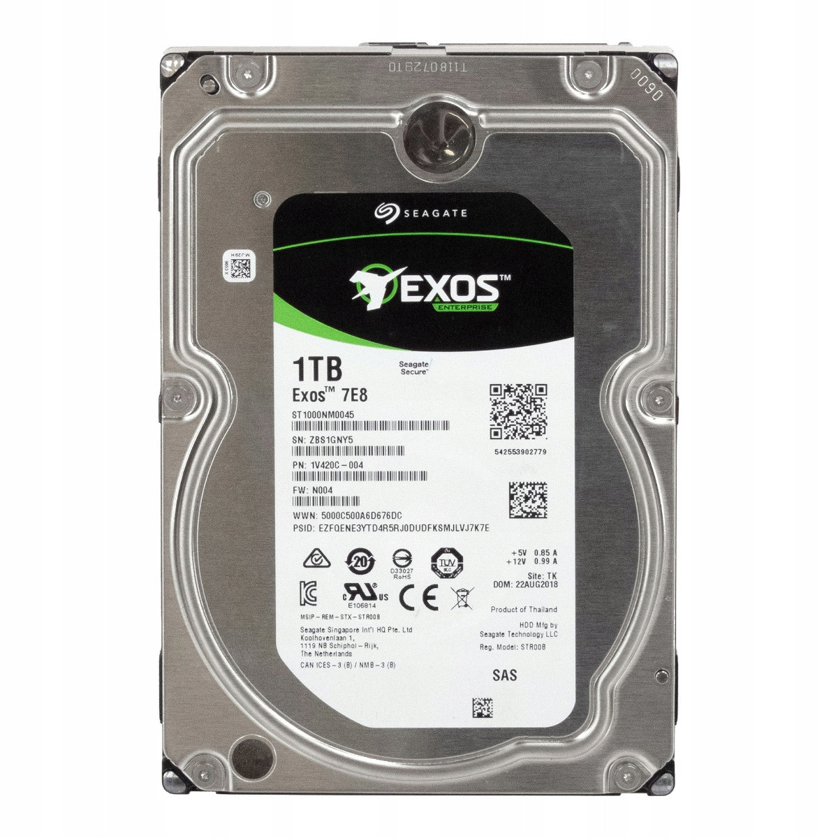 Seagate Exos 7E8 1TB 7.2K 128MB SAS-3 3.5'' ST1000NM0045