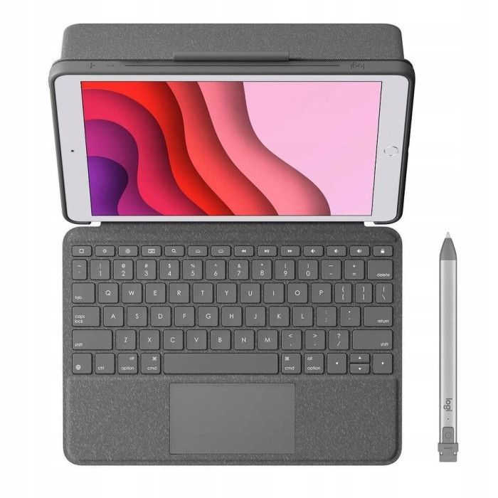Pouzdro s klávesnicí Logitech Combo Touch pro Apple iPad 7.8.9. gen. Crayon